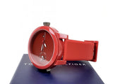 Tommy Hilfiger Denim Quartz Red Dial Red Rubber Strap Watch for Men - 1791323