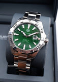 Tag Heuer Aquaracer Green Dial Watch for Men - WAY2015.BA0927