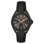 Tag Heuer Formula 1 Quartz Black Dial Black Leather Strap Watch for Women - WBJ1414.FC8234