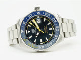 Tag Heuer Aquaracer Caliber 5 Match Timer Shinji Kagawa Edition Blue Dial Silver Steel Strap Watch for Men - WAY201H.BA0927