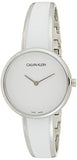 Calvin Klein Seduce White Dial Two Tone Steel Strap Watch for Women - K4E2N116