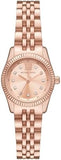 Michael Kors Lexington Three Hand Rose Gold Dial Rose Gold Steel Strap Watch For Women - MK4739