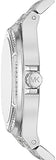 Michael Kors Lennox Three Hand Blue Dial Silver Steel Strap Watch For Women - MK6990