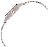 Coach Cass White Dial Silver Mesh Bracelet Watch for Women - 14503697