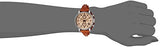 Fossil Original Boyfriend Sport Chronograph Beige Dial Brown Leather Strap Watch for Women - ES4046