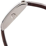 Calvin Klein Window Silver Dial Brown Leather Strap Watch for Women - K2M23126