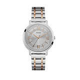 Guess Montauk Silver Dial Two Tone Steel Strap Watch For Women - W0933L6