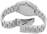 Michael Kors Lennox Three-Hand Green Dial Silver Steel Strap Watch for Women - MK7463