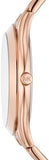 Michael Kors Slim Runway Analog Rose Gold Dial Rose Gold Steel Strap Watch For Women - MK4733