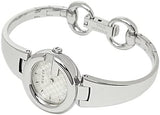 Gucci Guccissima Quartz White Dial Silver Steel Strap Watch For Women - YA134511