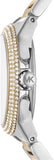 Michael Kors Camille Multifunction Silver Dial Two Tone Steel Strap Watch For Women - MK6982