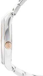 Michael Kors Bryn Quartz Blue Dial Two Tone Steel Strap Watch For Women - MK6136
