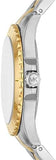 Michael Kors Everest Three Hand Silver Dial Two Tone Steel Strap Watch For Men - MK9141