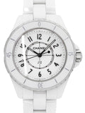 Chanel J12 Quartz White Dial White Steel Strap Watch for Women - J12 H5698