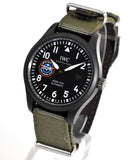 IWC Pilot’s Watch Mark XVIII Top Gun Edition “SFTI” Black Dial Green Nylon Strap Watch for Men - IW324712