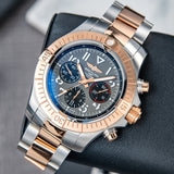 Breitling Avenger B01 Chronograph 45 18K Red Gold Anthracite Dial Two Tone Steel Strap Watch for Men - UB01821A1B1U1