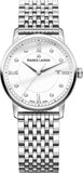 Maurice Lacroix Eliros Date White Dial Silver Steel Strap Watch for Women - EL1094-SS002-150-1