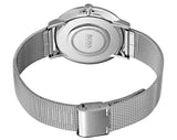 Hugo Boss Jackson Quartz Black Dial Silver Mesh Bracelet Watch For Men - 1513514