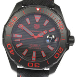 Tag Heuer Aquaracer Caliber 5 Black Dial Black Nylon Strap Watch for Men - WAY208A.FC6381