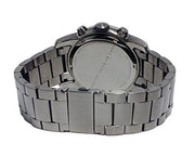 Marc Jacobs Larry Chronograph Black Dial Grey Steel Strap Watch for Men - MBM5051