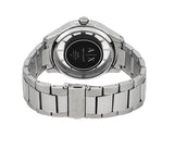 Armani Exchange Hampton Chronograph Grey Dial Silver Steel Strap Watch For Men - AX2405