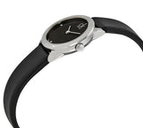 Calvin Klein Minimal Black Dial Black Leather Strap Watch for Women - K3M231CS