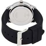 Guess Force Analog Quartz White Dial Black Rubber Strap Watch For Men - W0674G3