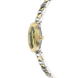 Versace Virtus Quartz Green Dial Two Tone Steel Strap Watch For Women - VET300821