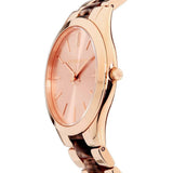 Michael Kors Runway Rose Gold Dial Two Tone Steel Strap Watch for Women - MK4301