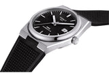 Tissot PRX Powermatic 80 Black Dial Black Rubber Strap Watch for Men - T137.407.17.051.00