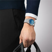 Tissot PRX Powermatic 80 Gradient Blue Dial Silver Steel Strap Watch for Men - T137.407.11.351.01