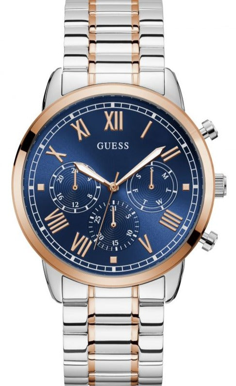 NEW GUESS Blue Dial outlet Chronograph Men's Watch