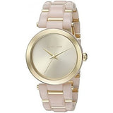 Michael Kors Delray Rose Gold Dial Pink Steel Strap Watch for Women - MK4316