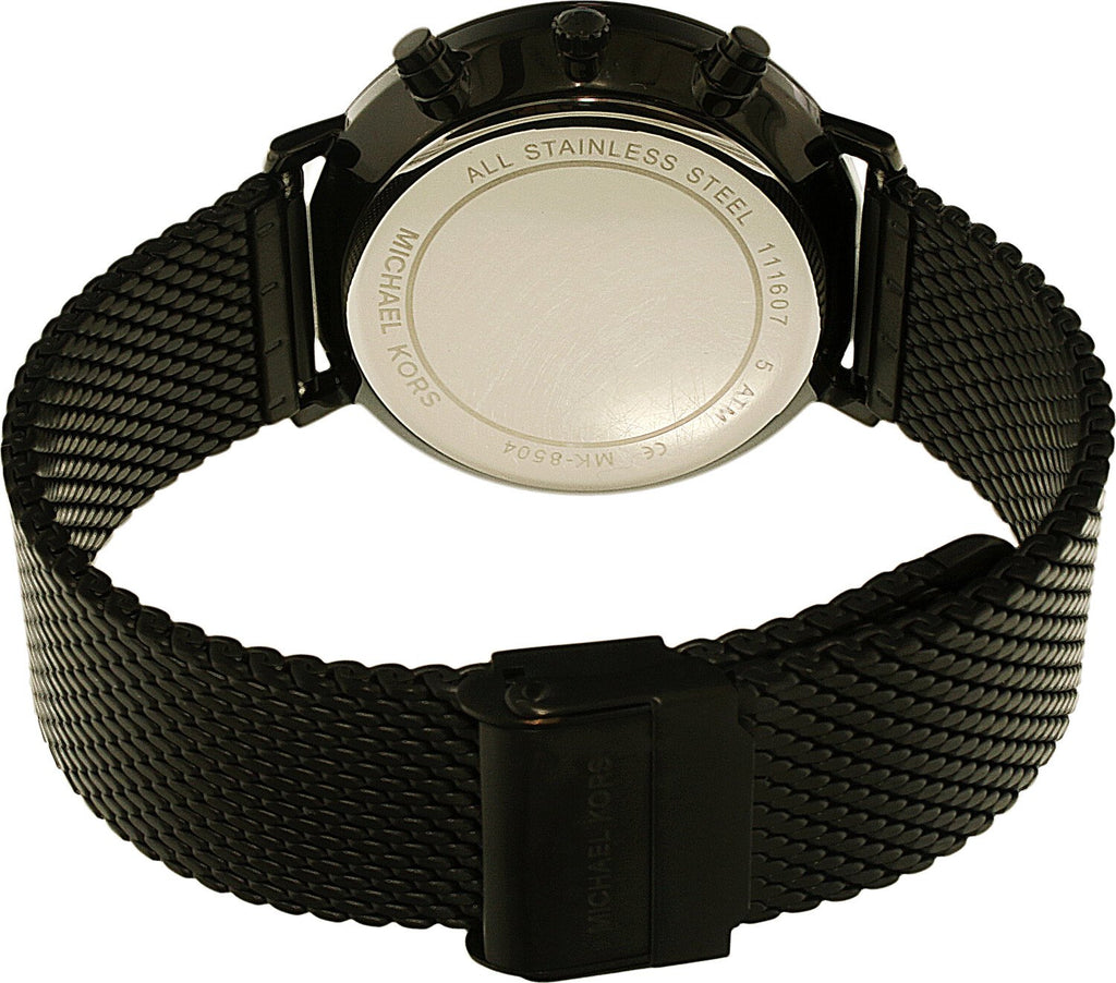 Michael Kors Jaryn Black Dial Black Stainless Steel Strap Watch for Men - MK8504