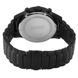 Hugo Boss Aeroliner Black Dial Black Steel Strap Watch for Men - 1513275