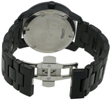 Movado Bold Black Dial Black Steel Strap Watch For Men - 3600047