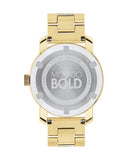 Movado Bold Yellow Gold Dial Yellow Gold Steel Strap Watch For Women - 3600085