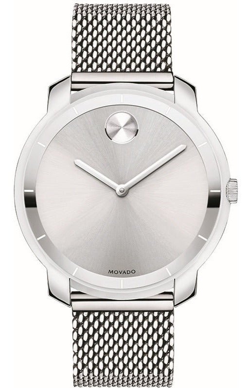 Ladies silver 2024 mesh watch