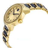 Movado Bold Yellow Gold Dial Two Tone Steel Strap Watch for Women - 3600355