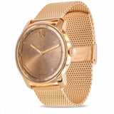 Movado Bold Diamonds Gold Dial Gold Mesh Bracelet Watch For Men - 3600460