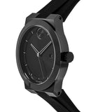 Movado Bold Fusion Black Dial Black Rubber Strap Watch for Men - 3600621