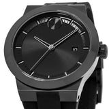 Movado Bold Fusion Black Dial Black Rubber Strap Watch for Men - 3600621