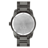 Movado Bold Verso Grey Dial Grey Steel Strap Watch for Men - 3600860