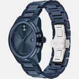 Movado Bold Verso Blue Dial Blue Steel Strap Watch for Men - 3600862