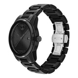 Movado Bold Verso Black Dial Black Steel Strap Watch for Men - 3600863