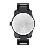 Movado Bold Verso Black Dial Black Steel Strap Watch for Men - 3600863