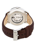 Fossil Townsman Automatic Black Dial Brown Leather Strap Watch for Men - ME3061