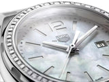 Tag Heuer Formula 1 Diamonds Mother of Pearl White Dial Silver Steel Strap Watch for Women - WBJ141A.BA0664