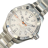 Tag Heuer Aquaracer Automatic White Dial Silver Steel Strap Watch for Men - WBD2111.BA0928