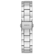 Guess Crown Jewel Diamonds Blue Dial Silver Steel Strap Watch for Women - GW0410L1